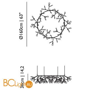 Подвесной светильник MOOOI Heracleum The Small Big O 8718282296319 - Схема