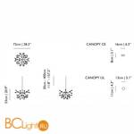 Подвесной светильник MOOOI Heracleum II small 8718282296272 - Схема