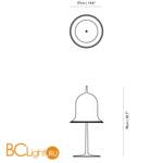 Настольная лампа MOOOI Lolita TABLE LAMP MOLLOT----WA - Схема
