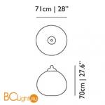 Подвесной светильник MOOOI Non random D71 MOLNRA71 - Схема