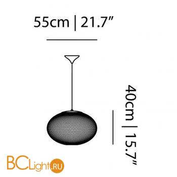 Подвесной светильник MOOOI NR2 MEDIUM MOLNR2MBB-A - Схема