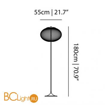 Торшер MOOOI NR2 Big Floor Lamp white - Схема