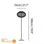 Торшер MOOOI NR2 Big Floor Lamp white - Схема