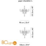 Люстра MOOOI Paper CHANDELIER L MOLPC--D90W - Схема