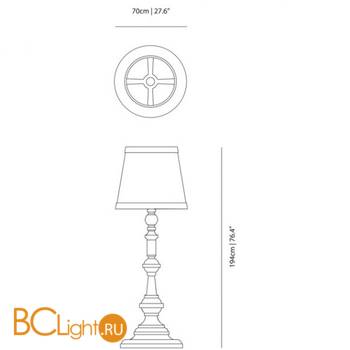 Торшер MOOOI Paper FLOOR LAMP MOLPFL----WA - Схема