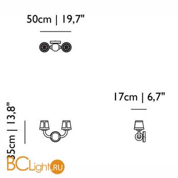 Бра MOOOI Paper WALL LAMP MOLPWL-1013 - Схема