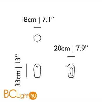 Настольный светильник MOOOI Pet lights Noot Noot MOLPET01 - Схема