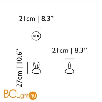 Настольный светильник MOOOI Pet lights Purr MOLPET03 - Схема