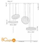 Подвесной светильник MOOOI Prop light Round Single MOLPR1SS48WB - Схема