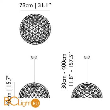 Подвесной светильник MOOOI Raimond Dome 79 MOLLEDD79--D - Схема