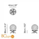 Напольный светильник MOOOI Raimond Tensegrity Floor R61 MOLLEDRF61 - Схема