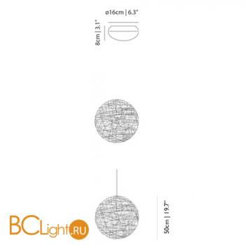 Подвесной светильник MOOOI Random light S 8718282294476 - Схема