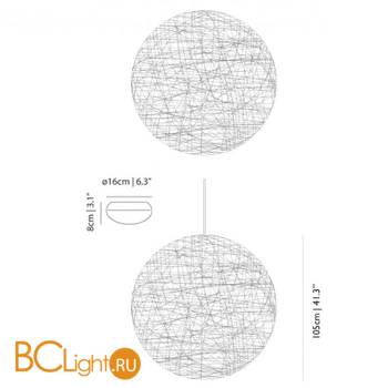 Подвесной светильник MOOOI Random light L LED MOLRAL-L---B - Схема