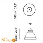 Подвесной светильник MOOOI Salago large MOLSAL-L--B - Схема