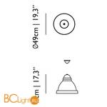 Подвесной светильник MOOOI Salago medium MOLSAL-M--N - Схема