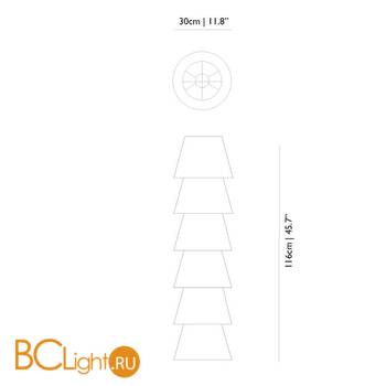 Напольный светильник MOOOI Set up shades 6 MOLS6-----W - Схема