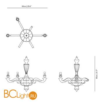 Люстра MOOOI Smoke MOLSC--555 - Схема