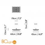 Подвесной светильник MOOOI Space frame S MOLSF--S--NA - Схема