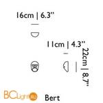 Настенный светильник MOOOI The party Bert 8718282301907 - Схема