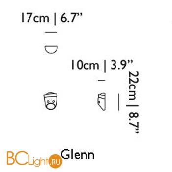 Настенный светильник MOOOI The party Glenn 8718282301877 - Схема