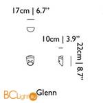 Настенный светильник MOOOI The party Glenn 8718282301877 - Схема