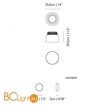 Подвесной светильник MOOOI Valentine MOLVA-----BA - Схема