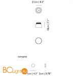 Подвесной светильник MOOOI Valentine Baby MOLVAB----BA - Схема