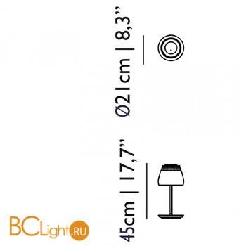 Настольная лампа MOOOI Valentine Table MOLVATA---X - Схема