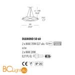 Подвесной светильник Morosini Diamond SO60 0462SO06BIIN - Схема