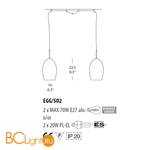 Подвесной светильник Morosini Egg SO2 0161SO04BLIN - Схема