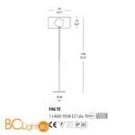 Торшер Morosini Fog TE 0200TE08MKIN - Схема