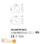 Настенно-потолочный светильник Morosini In&Out PL60 FL 0600PP06AVFL - Схема