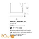 Подвесной светильник Morosini Nemesi SO E DIM. 0020SO02BSFD - Схема