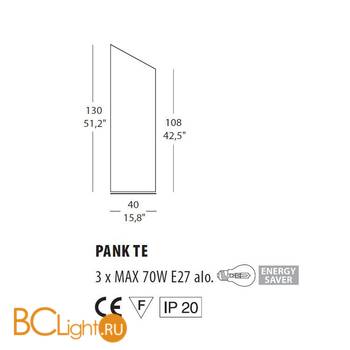 Напольный светильник Morosini Pank TE 0520TE06BIFL - Схема