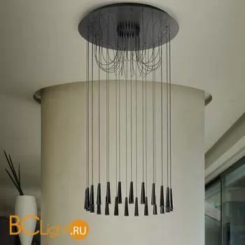 Подвесной светильник Morosini Santral SANTRAL 200 w/o glass 24 luci 0560CA07SVL3x24+0562RO07SAL3