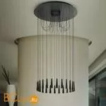 Подвесной светильник Morosini Santral SANTRAL 200 w/o glass 24 luci 0560CA07SVL3x24+0562RO07SAL3