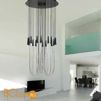 Подвесной светильник Morosini Santral SANTRAL 280 w/o glass x 16 luci 0561CA07SVL3x16+0561RO07