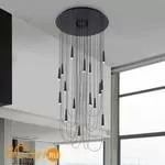 Подвесной светильник Morosini Santral SANTRAL 200 glass 24 luci 0560CA07SAL3x24+0562RO07SAL3