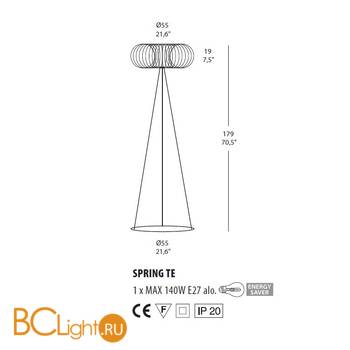 Торшер Morosini Spring TE 0450TE06SAAL - Схема