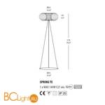 Торшер Morosini Spring TE 0450TE06SAAL - Схема