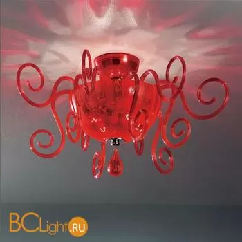 Потолочный светильник Gallery Bolero PL 75 CROMO ROSSO RIGATO 0202246014301