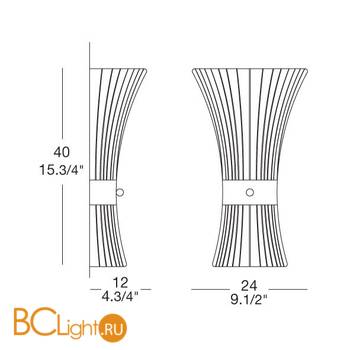 Бра MURANOdue Gallery Canaletto P 0000600 - Схема