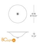 Потолочный светильник MURANOdue Gallery Caorlina PL 35 0000330 - Схема