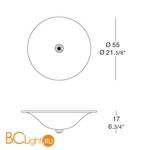 Потолочный светильник MURANOdue Gallery Caorlina PL 55 0000331 - Схема