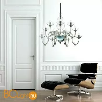 Люстра MURANOdue Gallery Danieli L12 Cristallo / Cromo 0000764