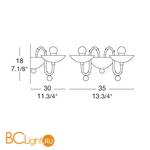 Бра MURANOdue Gallery Danieli P2 0000603 - Схема