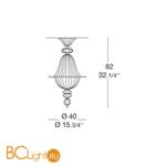 Потолочный светильник MURANOdue Gallery 3517 S1 0000660 - Схема