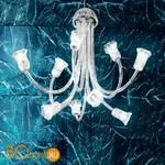 Люстра MURANOdue Gallery 599 L9 Cromo Cristallo 0000672