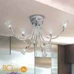 Потолочная люстра MURANOdue Gallery 599 PL9 Cromo Cristallo 0000376