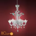 Люстра MURANOdue Gallery 700 L6 Acquamare Rosa/Cromo 0000694